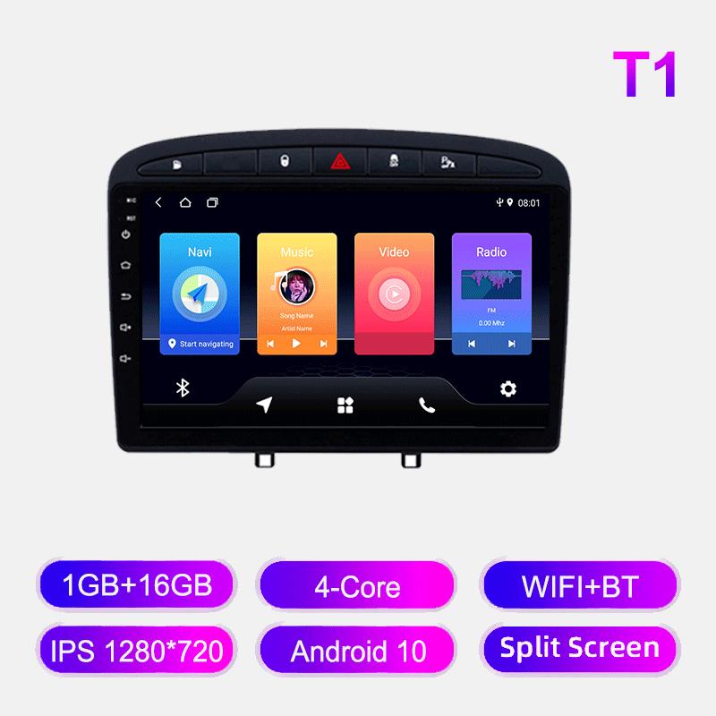 Android Car Radio For Peugeot 308 308SW 408 2010-2016 Multimedia Player Head Unit Stereo GPS Navigation BT WIFI 1+16GB