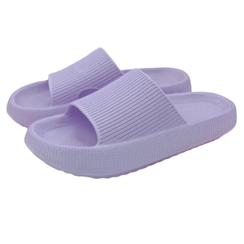 Men's new thick-soled slippers women's summer indoor pink bathroom couple cool slippers men's height increase