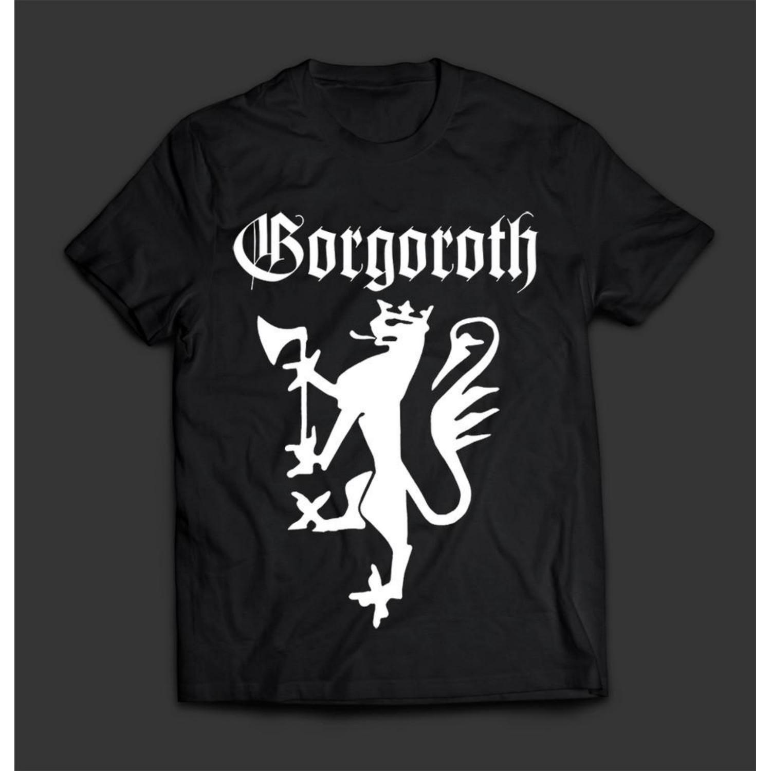 

НОВЫЙ подарок для фанатов группы Gorgoroth, черная футболка из плотного хлопка S-5XL BT640, унисекс S чёрный