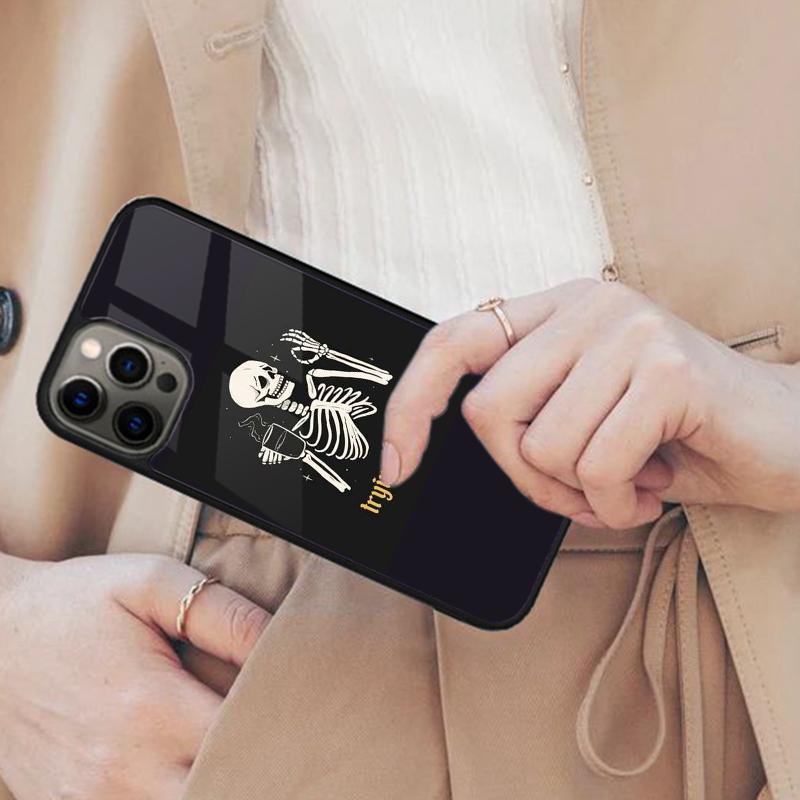 Death Skull Bones Clown Magnetic Phone Case For APPLE iPhone 17 Air 16 14 13 12 Pro Max 15 Plus Charge With MagSafe Cover