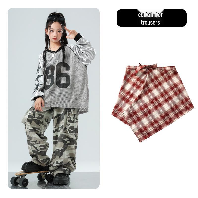 Hip Hopové tanečné oblečenie pre deti - Trendy Streetwear dresy pre chlapcov a dievčatá