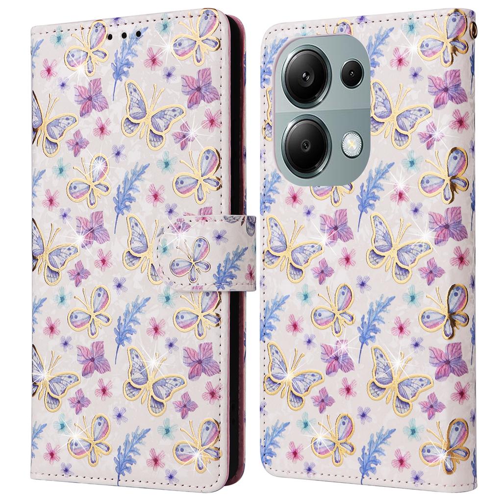 For Xiaomi Redmi Note 13 Pro 4G/Poco M6 Pro 4G Phone Case RFID Blocking Wallet Leather Cover