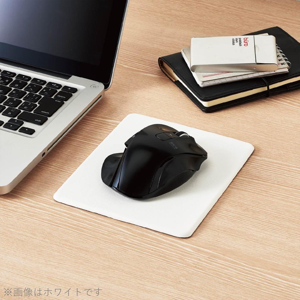 ELECOM Mouse Pad Soft Leather S Size Black MP-SL01BK