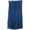 Marimekko Blue Polyester MYY UNIKKO Pleated Skirt skirt L blueUsed