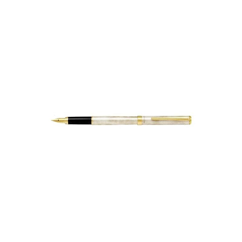 

pilot fountain pen Kavalier (medium) gold & white FCAN-5SR-GDWM