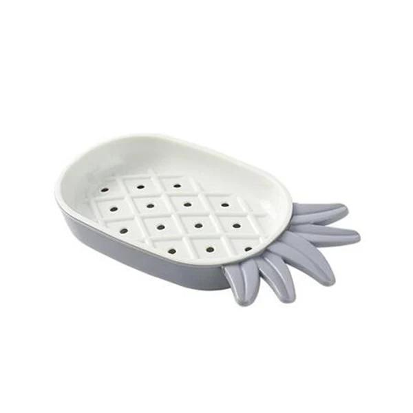 Creative Pineapple Shape Drain Soap Box Soap Storage Box Easy Clean Soap Dishes Holder Bathroom Supply Kitchen Accessories