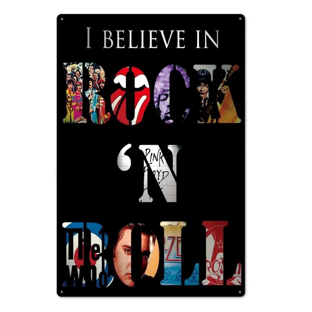 "Let The Music Be Your Master" Music Theme Metal Panel Wall Decor