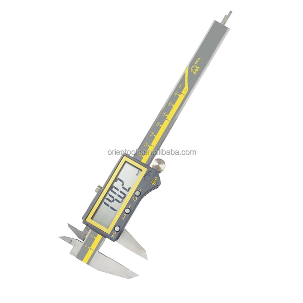 Large Screen IP65 Waterproof Digital Caliper with Bluetooth 0-150 mm чёрный
