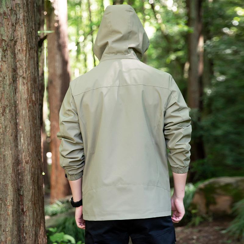 Casual Jacket Men's Spring and Autumn Jacket Waterproof and Windproof Loose Trend Jacket Tooling Jacket