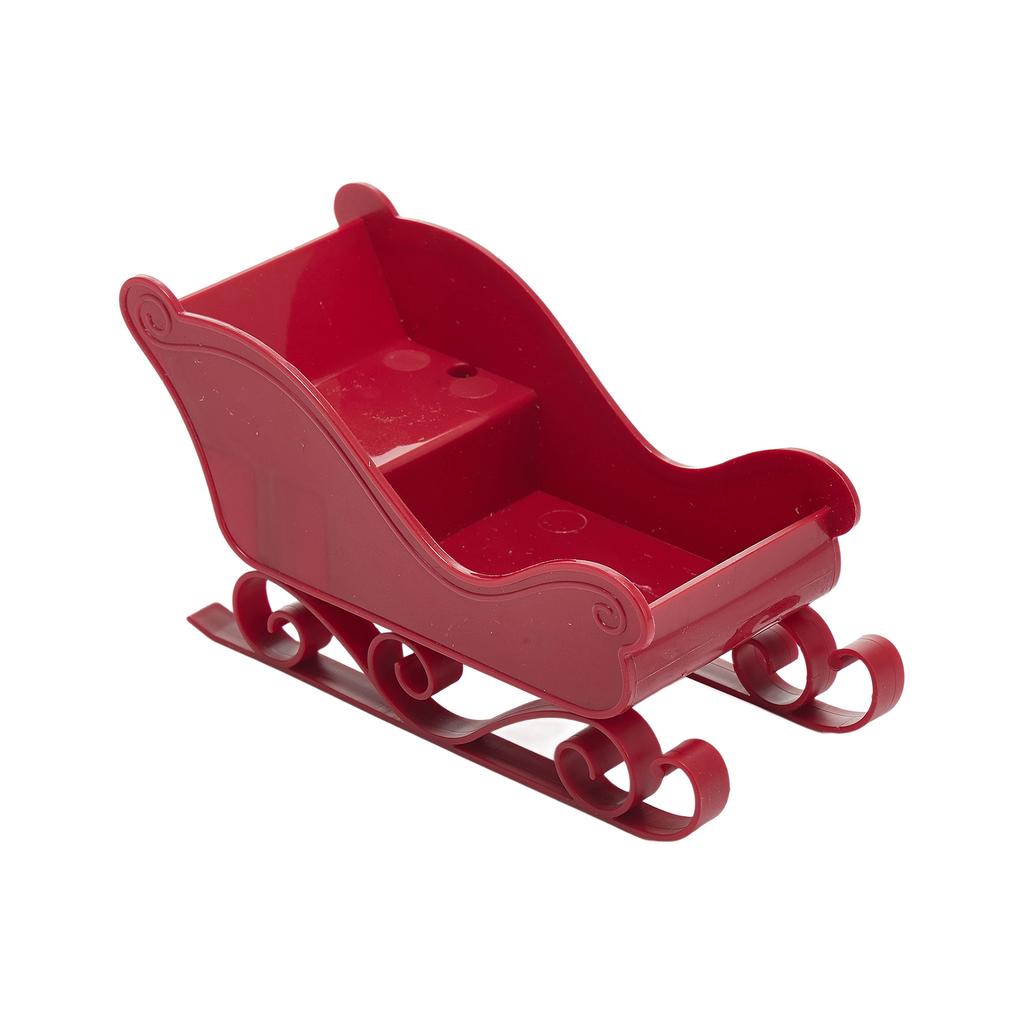 Festive Christmas Santa Sleigh Table Centerpiece Ornament for Home and Holiday Seasonal Decor Display Display Display Display