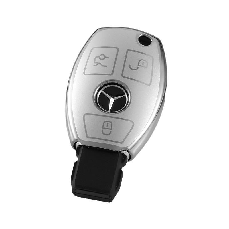 Applicable To Mercedes-Benz C-class Key Cover New GLE200/c200/e300l/glc260/gle320 Car Key Case