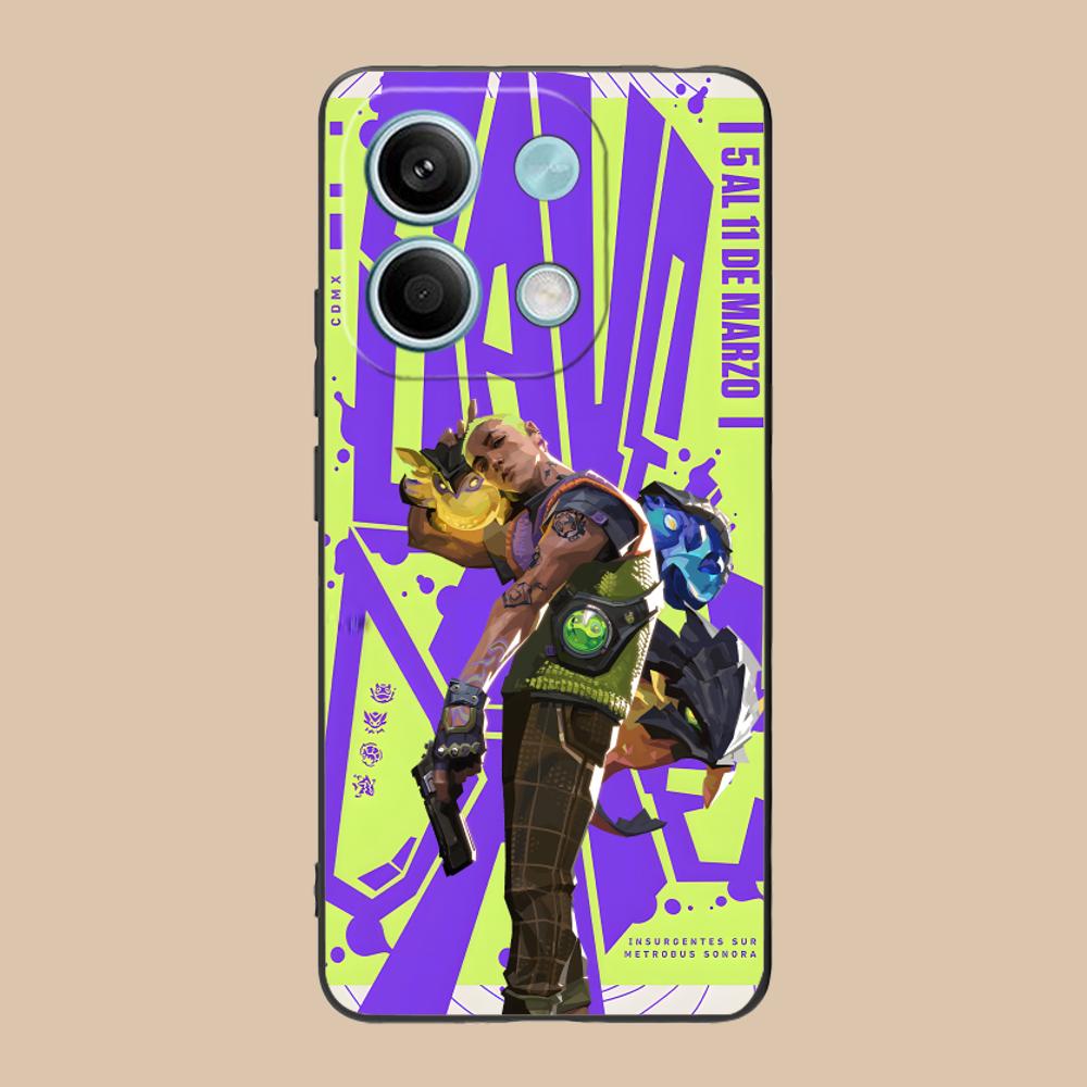 

Valo Gekko Phone Case for Xiaomi 15 14 13 12 Mi 11 T Ultra Lite Pro S X 5G Soft TPU Shockproof Cover Xiaomi 11T Pro