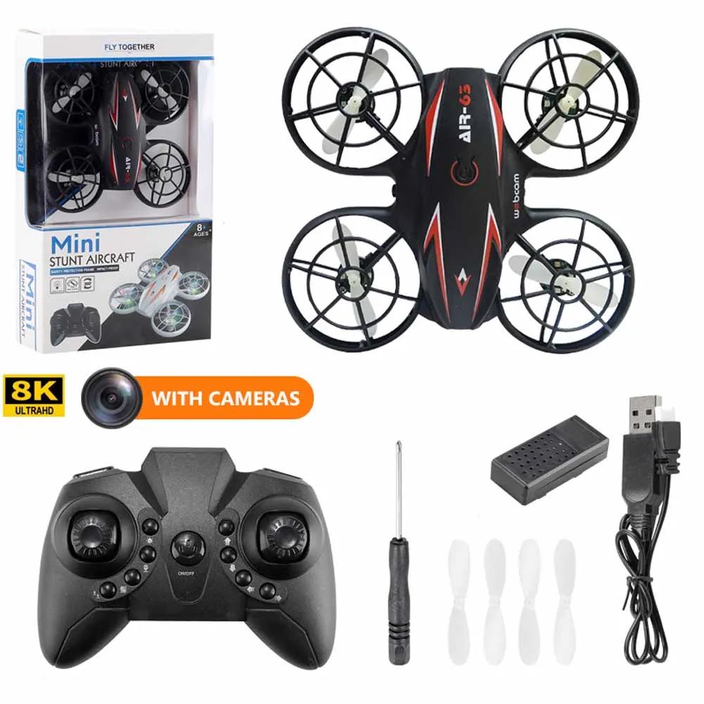 Rc Helicopter Drone With 8K Camera HD Mini Ufo toys wifi FPV Drones Remote Control  Quadcopter Rc Plane Airplane Toys for boys