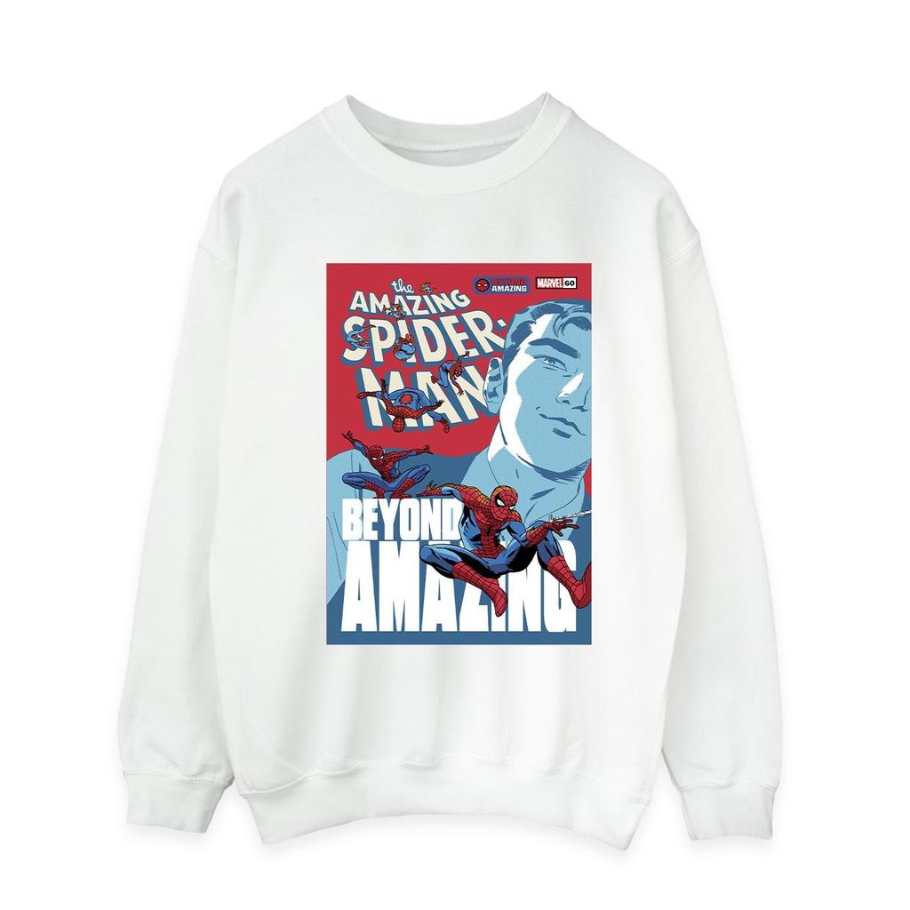 Marvel Mens Spider-Man Beyond Amazing Cover Sweatshirt
