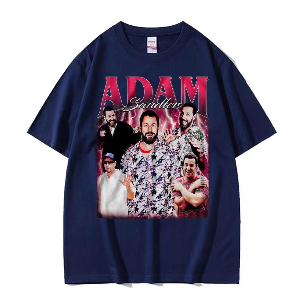 Limited Edition Adam Sandler Retro 90s Style Rap Tshirt Men Women Hiphop Street Y2K Tshirt Casual Oversized Cotton Tshirt