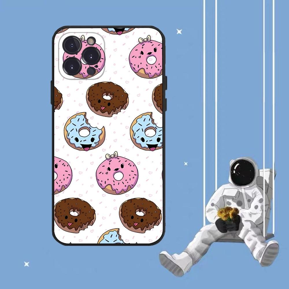 

Donuts Cute Phone Case For iPhone 15 14 11 12 13 Mini Pro XS Max Cover 6 7 8 Plus X XR SE 2020 Funda Shell iPhone 7 or 8