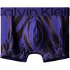 Jacquard Waistband Fashion Printed Anti-Chafing Boxer Briefs Men Underwear Blue Black NB3663FRJ