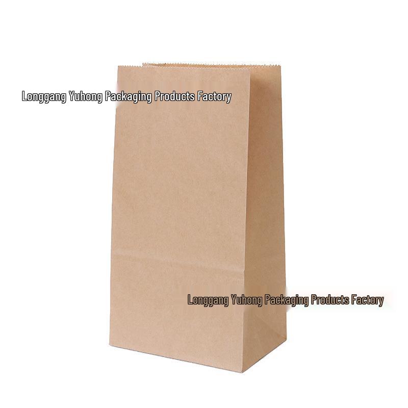 Handle-Free Colored Candy Kraft Paper Bags for Children's Gifts & Snack Storage