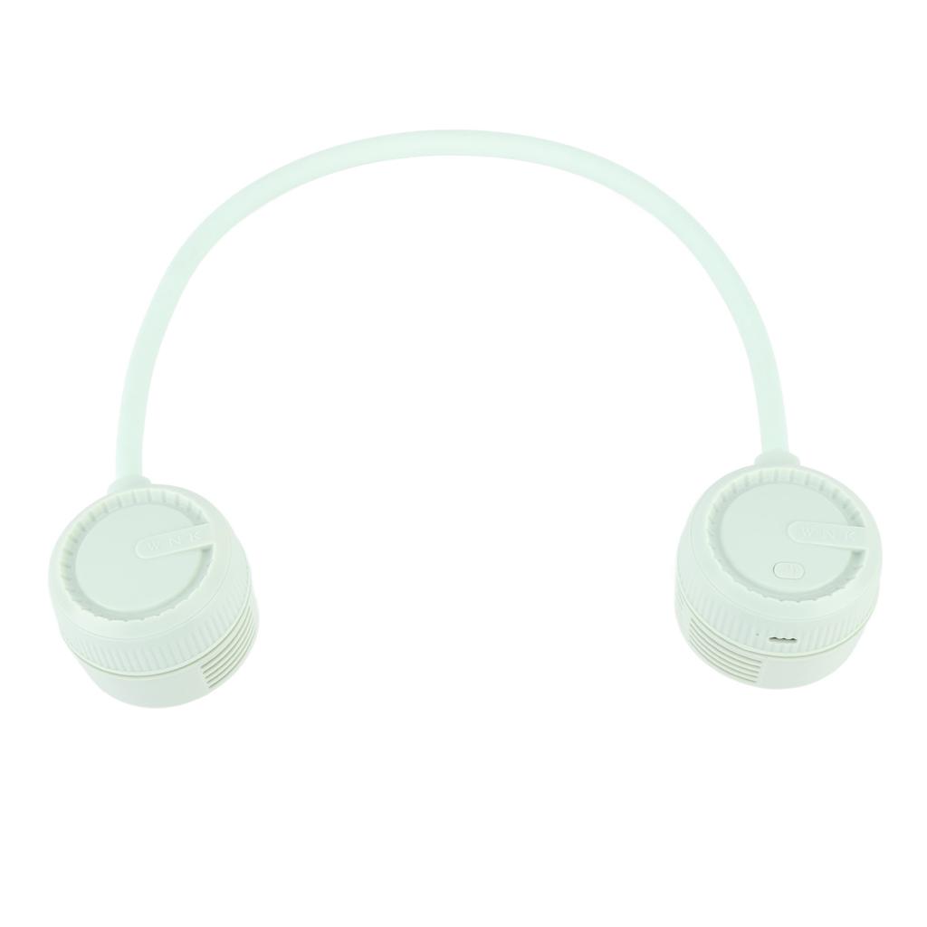 Neck Hanging Fan USB Rechargeable Fan Turbine Motor Bladeless Wearable Fan for Outdoor Sports Office