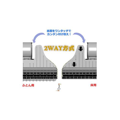 MJX Vacuum Cleaner Head (Successor to Miracle Jet II) Piano White (No Logo or Paint) for Floors and Futons, Increased Suction Power, Replacement