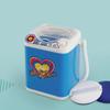 Simulated Mini Electric Washing Machine with Light Electric Dehydration Washer  Boy Girl