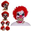Horror Clown Latex Mask Halloween Christmas Party Role Play Props Scary Costume