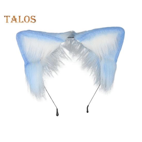 Japanese Style Headband Plush Cat Ear Decor Hair Hoop Gift Making Brightly Colored Dressing Prop Hair Accessories