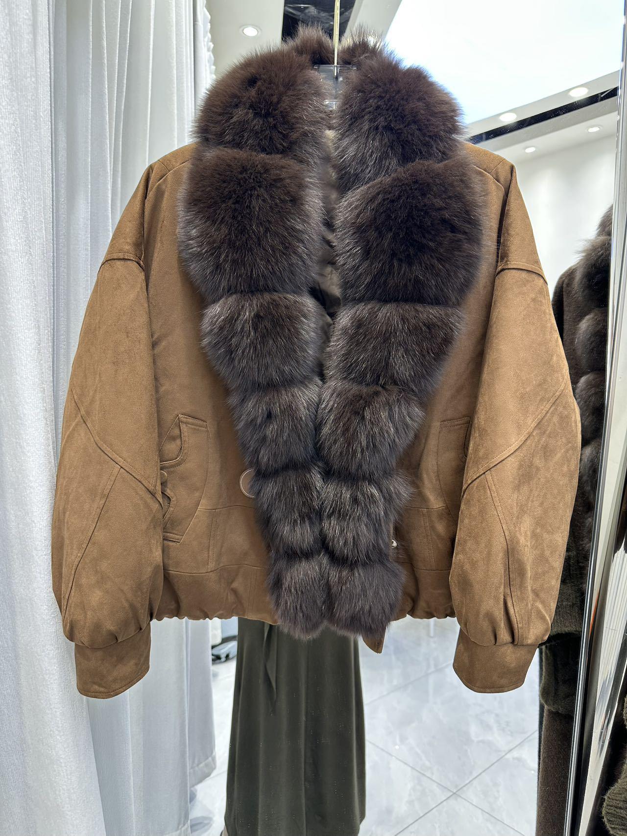 Women`s Short Winter Down Jacket with
