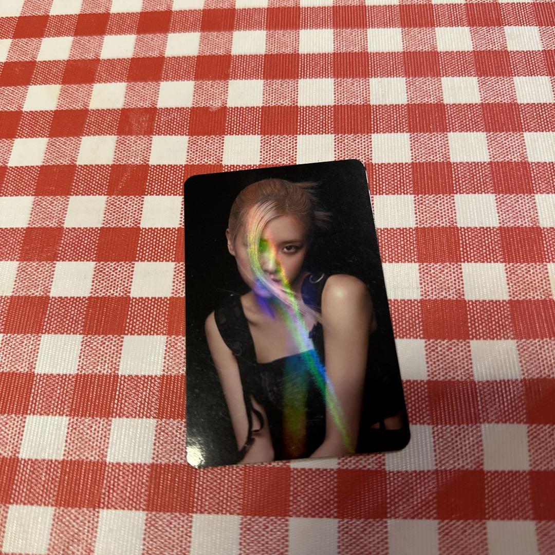 

[Б/У] blackpink born pink starone бонусная торговая карта розе