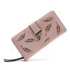 Women's Wallet Long Clutch Bag Hollow Leaf Zipper Buckle Wallet Women's Bag