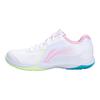 Li-Ning Zapatillas de Bádminton Cómodas de Moda Versátiles Amortiguadoras Antideslizantes Resistentes al Desgaste de Caña Baja Unisex Blancas AYTS020-9