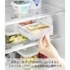 Yamazaki Tower Refrigerator Under-Shelf Height Adjustable Rack, Small, White, W14.5 x D34.4 x H6.5cm, 7-Level Adjustment, Hanging, Compatible with Sli