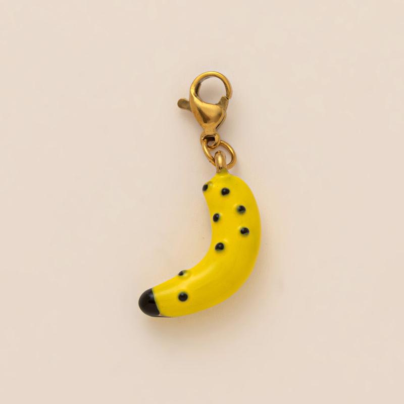 DIY Emaille Edelstahl Anhänger Bunte Frucht Banane Wassermelone Orange Avocado Anhänger Handgefertigter Schmuck Zubehör