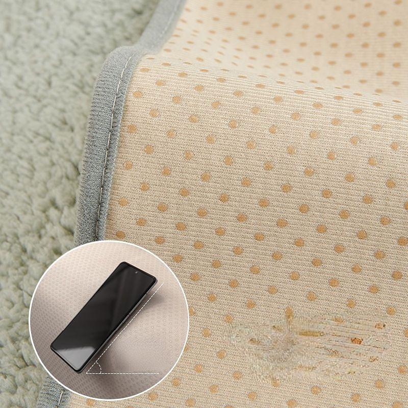 Winter Wool Fleece Sofa Cover Plush Cushions Thicken Warm Non-Slip Sofa Cover Solid Color Living Room Sofa Protection Cover
