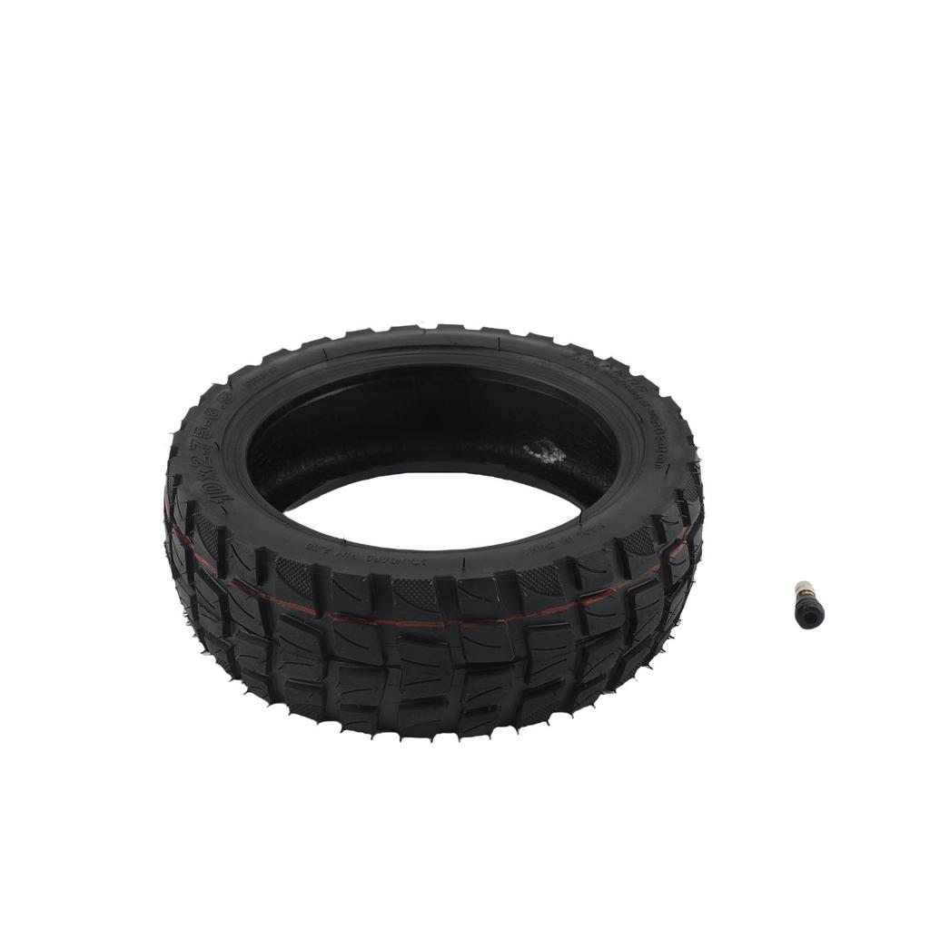 Pneumatico Vuoto 10x2.75-6.5 con Valvola, 10 Pollici, Gomma Antiscivolo, Tubeless, per Scooter Elettrico, Fuoristrada
