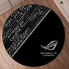 Alfombrilla de Suelo para Gaming Duradera Inspirada en ROG para Uso en Oficina y Silla Alfombra con Diseño Pashia Alfombra Suave Perfecta para Entusiastas del Gaming