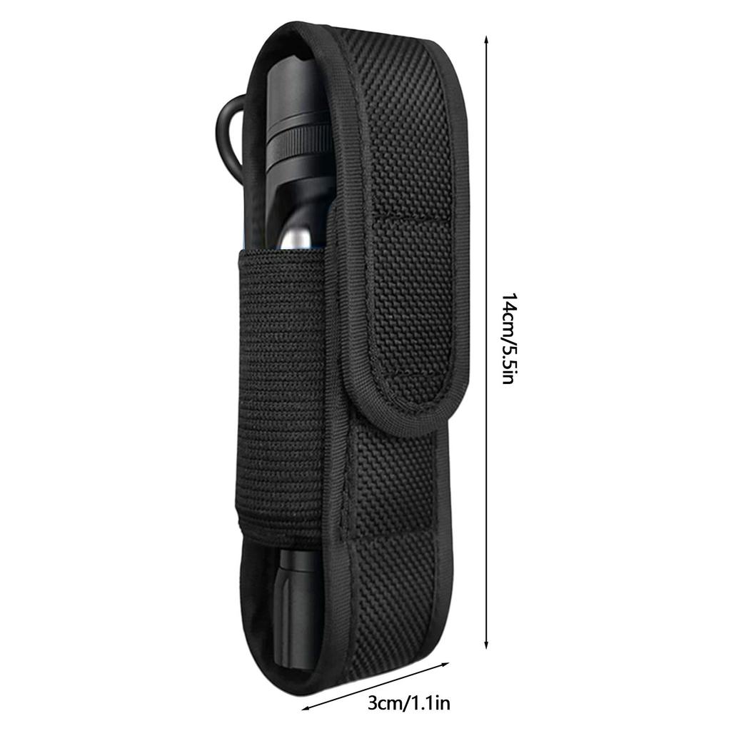 Flashlight Cover Case Flashlight Pouch LED Torch Cover LED Torch Nylon Protective Cover for Hunting Camping Outdoor Hiking