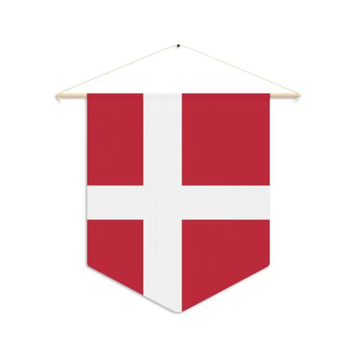 Fanion – Drapeau du Danemark – 30 x 45 cm – Polyester – À Suspendre – Pixelforma