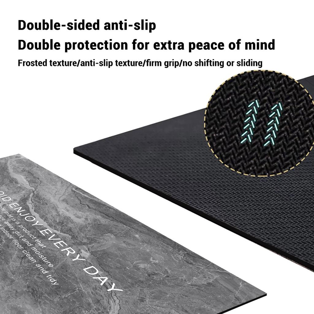 Super Absorbent Bathroom Bath Mats Non-Slip Foot Mat Quick Dry Shower Floor Carpet Toilet Rug Doormat Washable