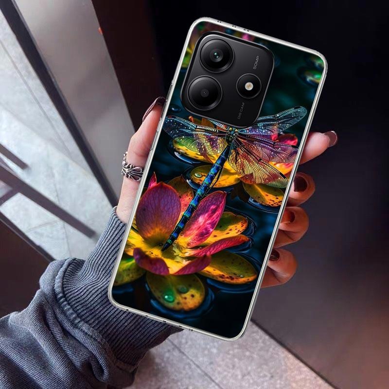 Schöne Libellen-Liebhaber Handyhülle Für Xiaomi Redmi Note 15 14 14S 13 12S 12 Pro Plus 11S 11 10S 10 4G Hülle 11E 11T 5G