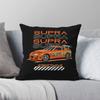 Supra Orange Paul Walker Square Pillowcase Polyester Linen Velvet Printed Zip Decor Bed Cushion Case 18