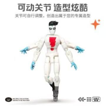 3D Printed Invincible Boy Invincible Mark Titan13 T13 Dummy13 Multi-Jointed Movable Action Figure Desktop Ornament