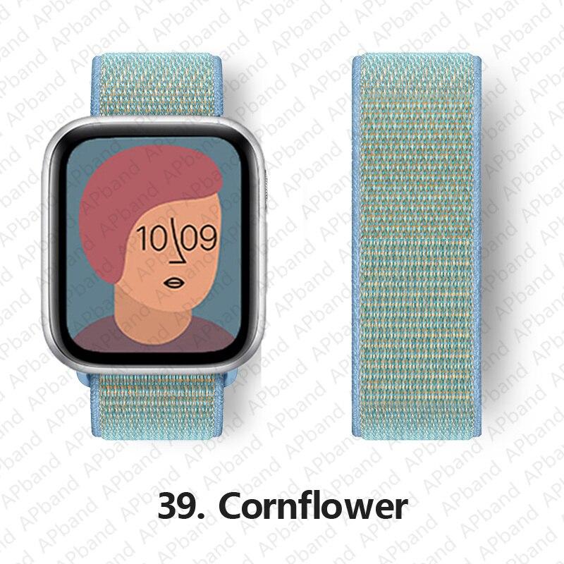 Nylon Band Voor Apple horlogeband 44mm 40mm 42mm 38mm 41mm 45mm 41 45 smartwatch polsband riem lus armband iWatch 3 4 5 se 6 7