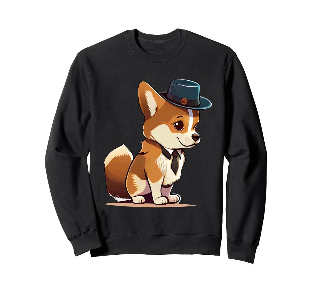 Charming Corgi Dog In a Hat.