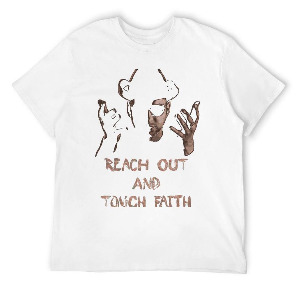 Reach Out And Touch Faith T-Shirt football t shirt graphics tshirts personalised t shirts for men