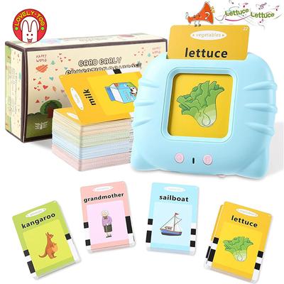 Crianças visão palavras jogos falando cartões flash aprendizagem inglês máquina educação livro eletrônico crianças 2-6 anos de leitura gadget