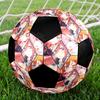 Soccer Ball Colorful Machine Stitched PVC Size 5 Team Training Competition Ready Durable High-Bounce Cool Sports Gift