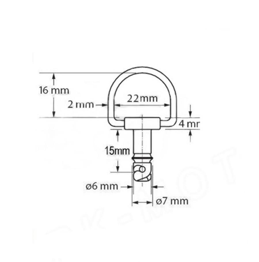 10 Sets Universal 1/4 Turn Quick Release Fasteners Turn Race Fairing Quick Release Romoval Fasteners Silver