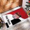 Southampton FC Printed Crystal Velvet Rug Non‑Slip Crystal Velvet Carpet For Sofa Bedroom Indoor Home Decoration