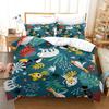 Sloth Duvet Cover Set Arboreal Mammal Sleeping On Branch In Forest Lazy Mood Relaxing Theme Decorative Polyester Bedding Set